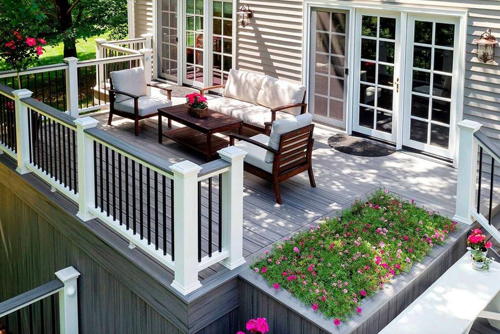 Backyard deck